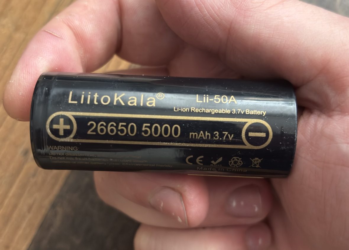 LiitoKala 26650 Lii-50A, 5000 mAh