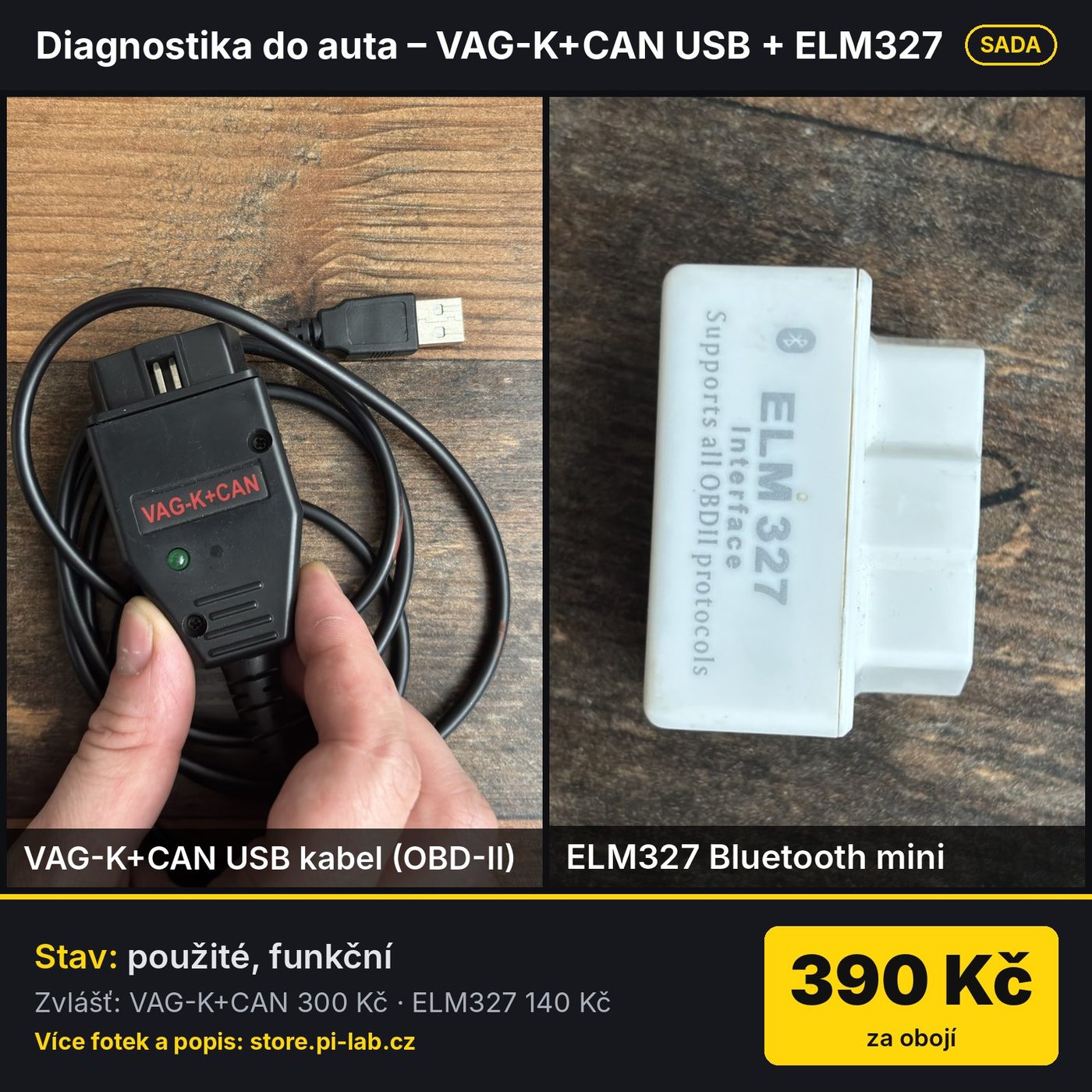 Diagnostika do auta – VAG-K+CAN + ELM327