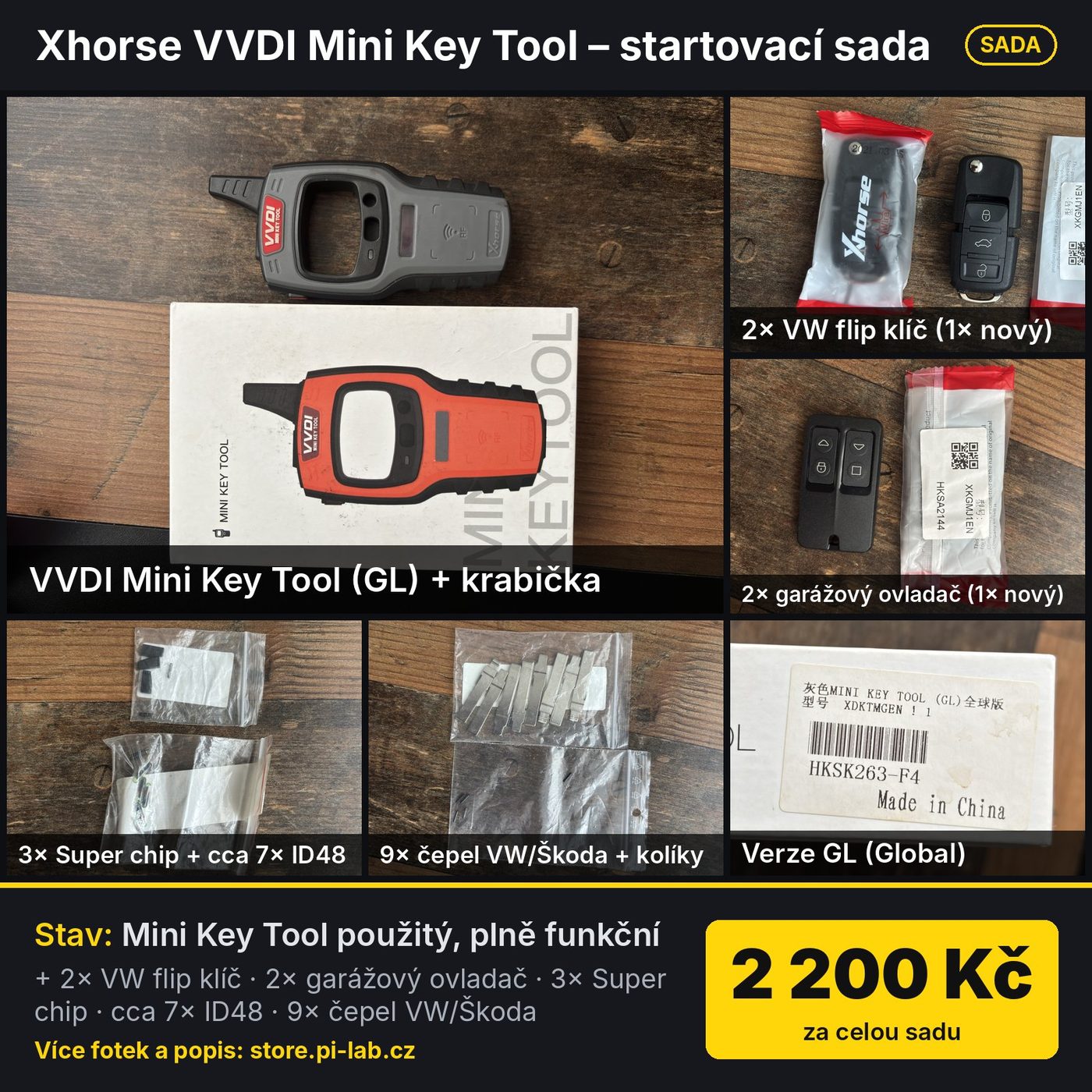 Xhorse Mini Key Tool – startovací sada